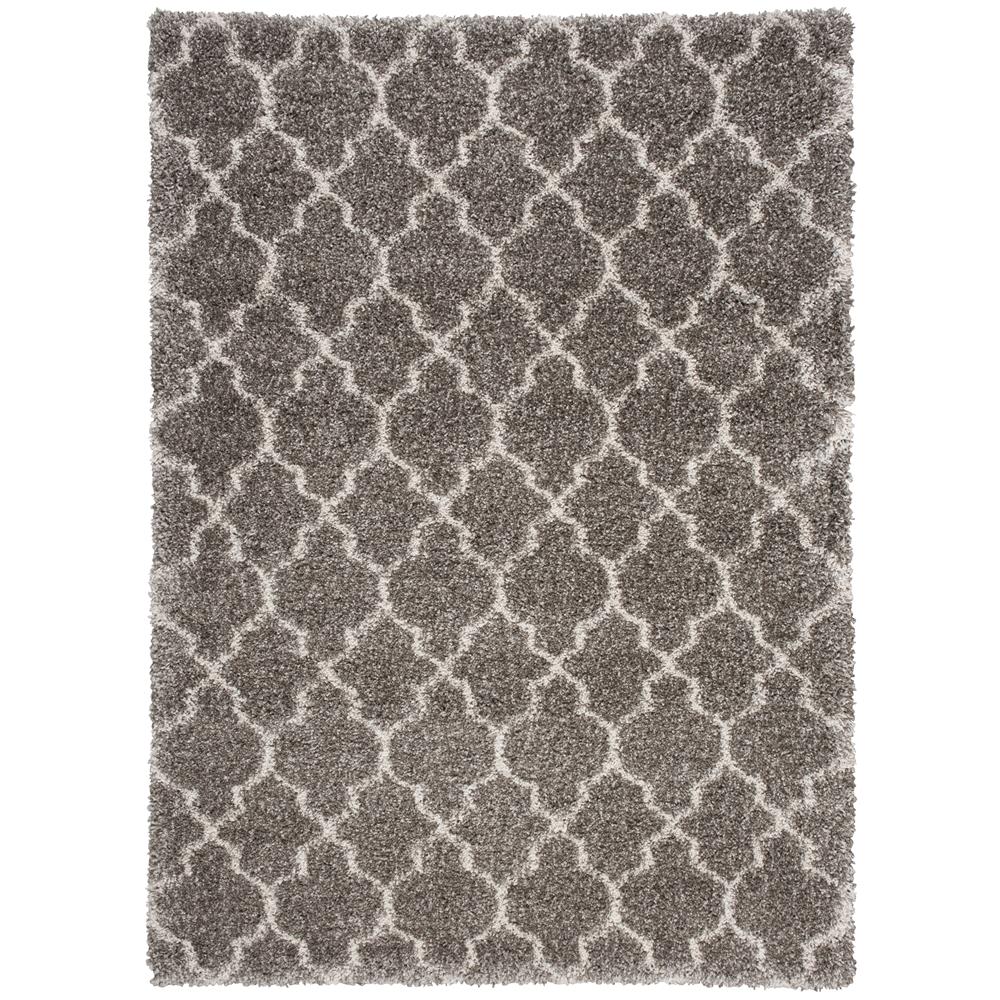 Nourison AMOR2 Amore 5 Ft.3 In. x 7 Ft.5 In. Indoor/Outdoor Rectangle Rug in  Stone